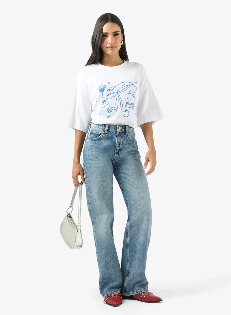 Ginger Oversize Graphic T-Shirt